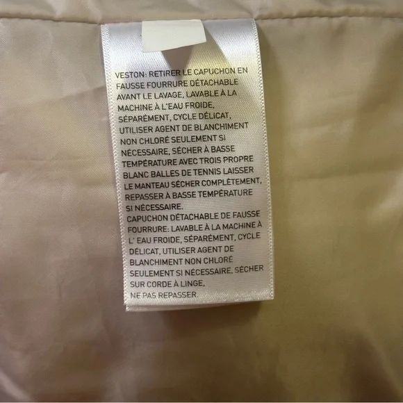 Laundry by Design Ivory Puffer Jacket with Faux Fur - Picture 12 of 12